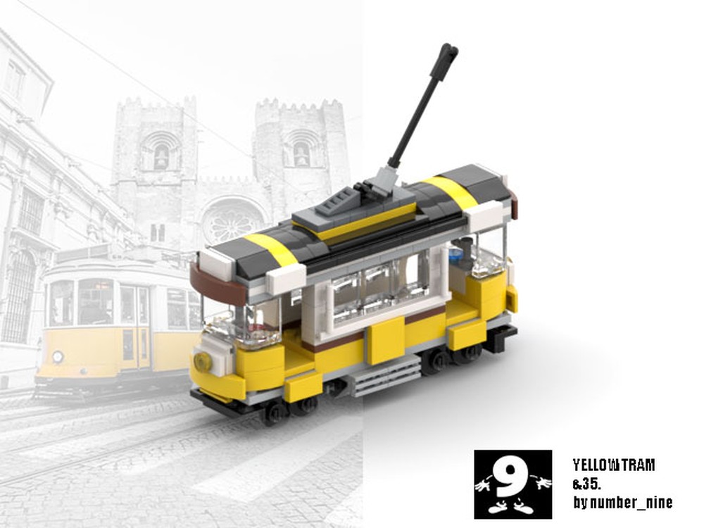 Lego &35.Mini-Yellow Tram