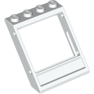 Lego Window 4 x 4 x 3 Roof with Bottom Panel
