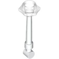 Lego Equipment Wand with Trans-Clear Hollow Stud Pattern / White