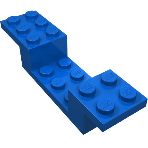 Lego Bracket 8 x 2 x 1 1/3 / Blue