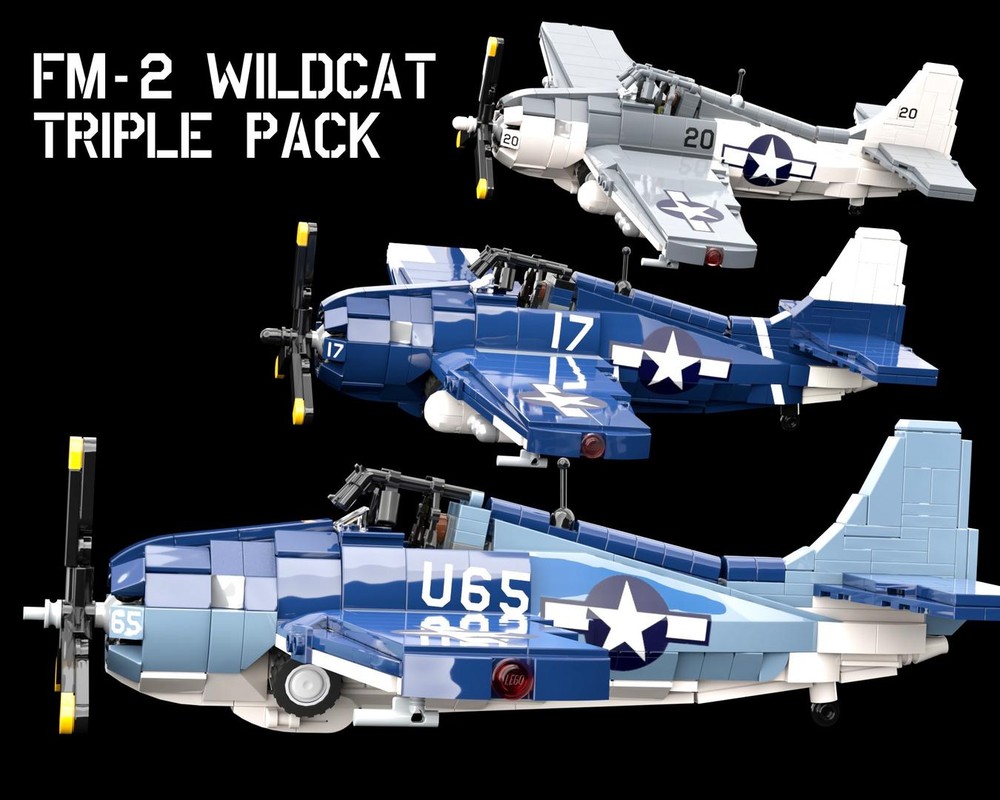 Lego 1/35 FM-2 Wildcat Triple Pack