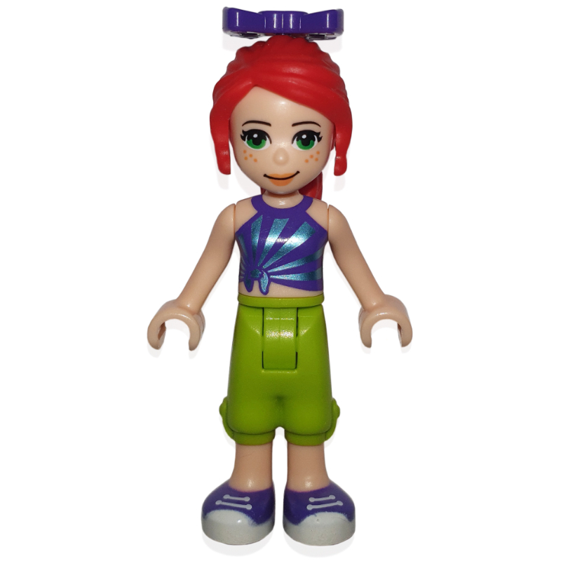 Lego Mia - Dark Purple Top, Lime Trousers