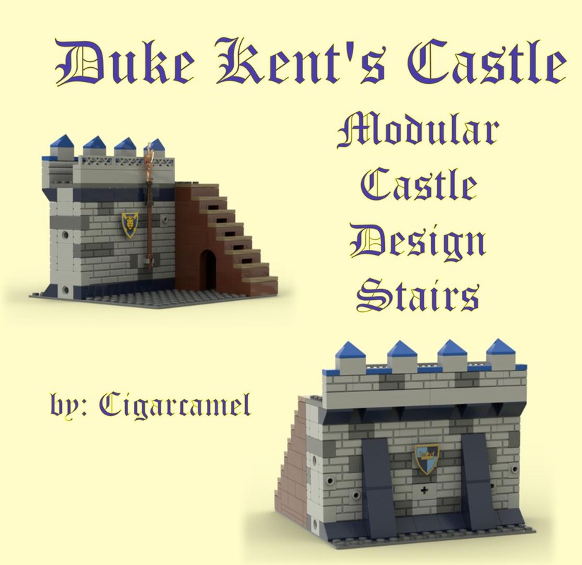 Lego Duke Kent's Castle - Stairs