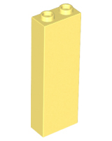 Lego Brick 1 x 2 x 5 / Bright Light Yellow