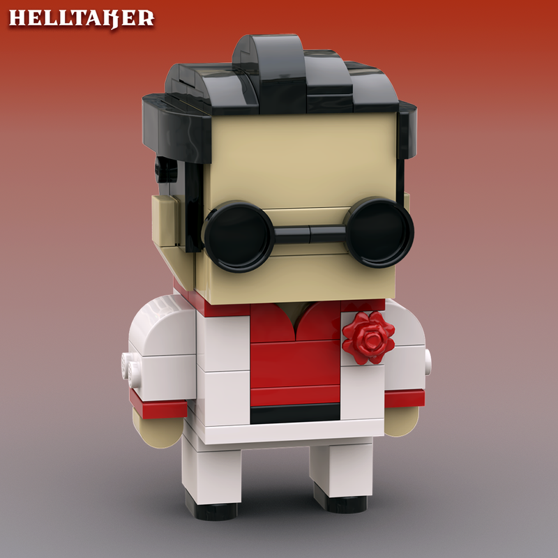 Lego Helltaker Brickheadz | the protagonist