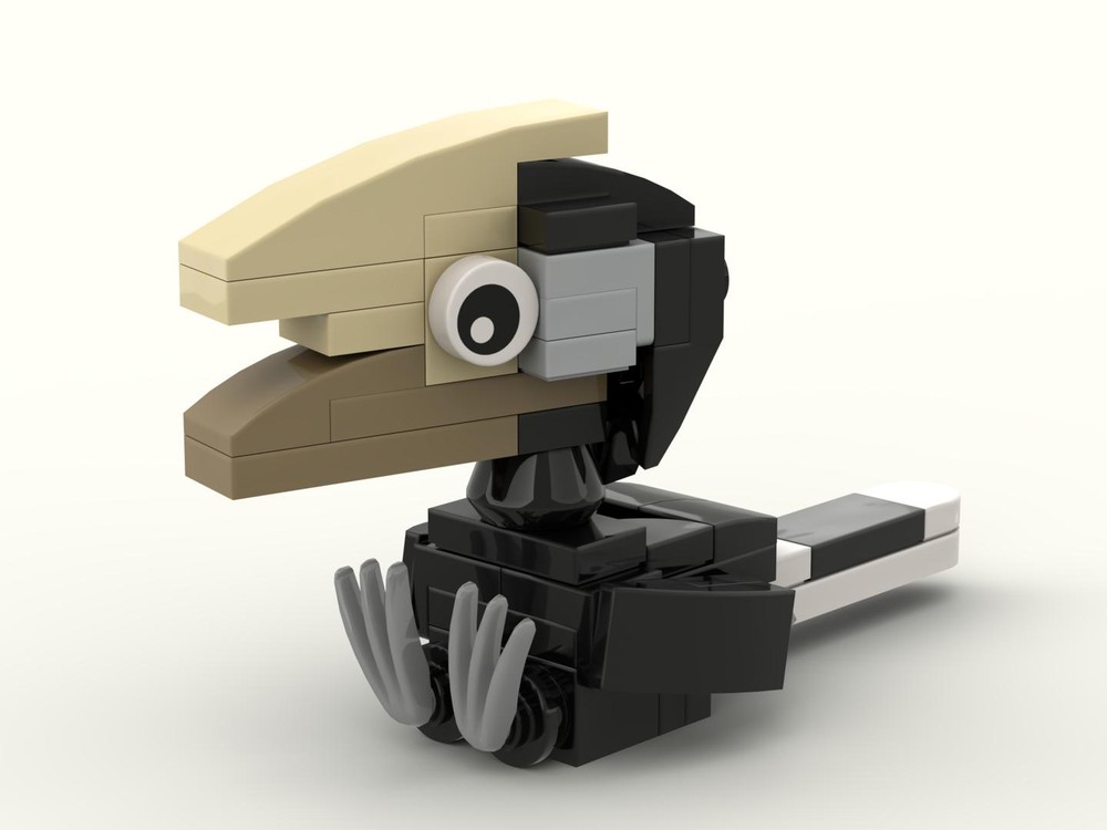 Lego Funny Birds: Silvery-Cheeked Hornbill