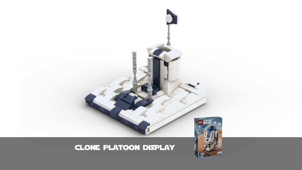 Lego Clone Platoon Minifigure Display