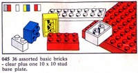 Lego Assorted Clear Bricks & Plates