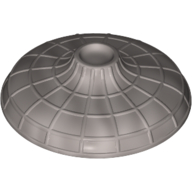 Lego Hat Conical Asian with Raised Center / Flat Silver
