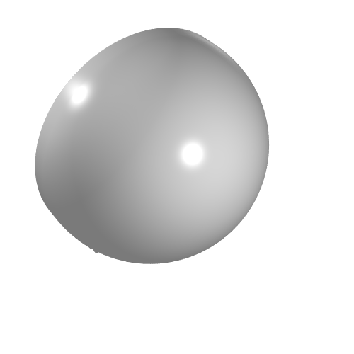 Lego Windscreen 6 x 6 x 3 Canopy Half Sphere with Hinge [Plain] / White