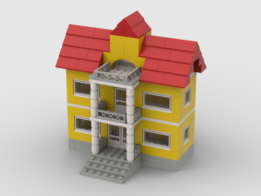 Lego Courthouse Town Plan Style