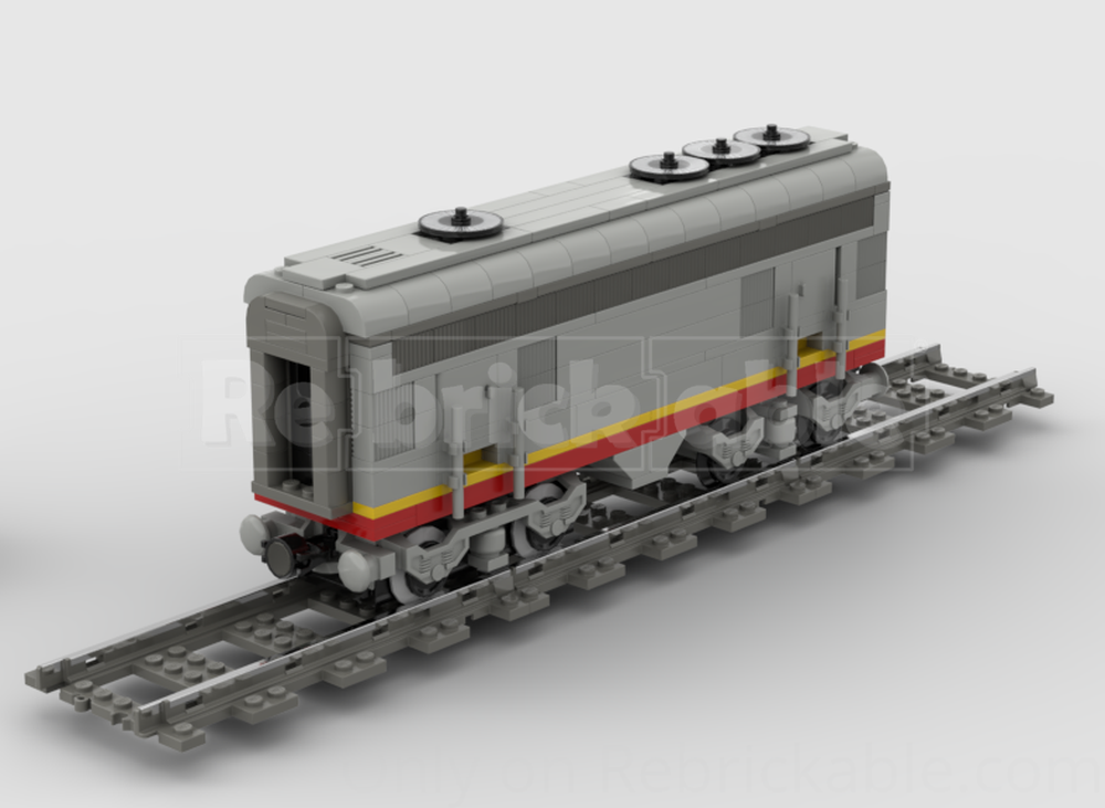Lego 6w Santa Fe EMD B-Unit (un)motorized (28l)