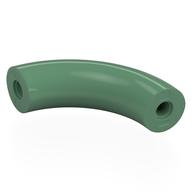 Lego Brick Round Tube 2 x 2 D. with 90° Elbow and Pin Holes / Sand Green