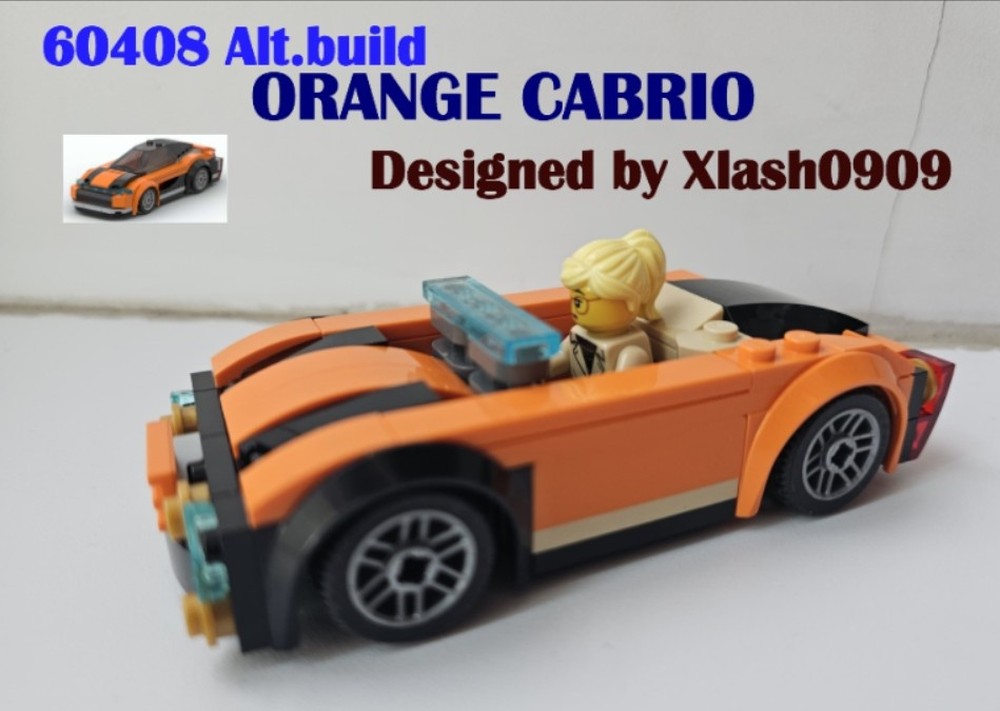 Lego 60408 Orange Cabrio