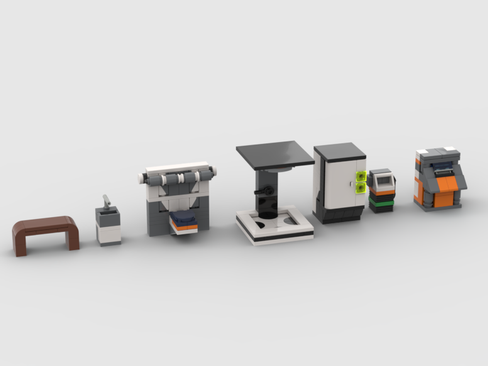 Lego Interior Decorations (Subnautica Below Zero)