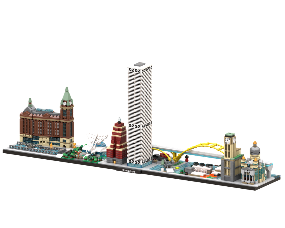 Lego Milwaukee Skyline