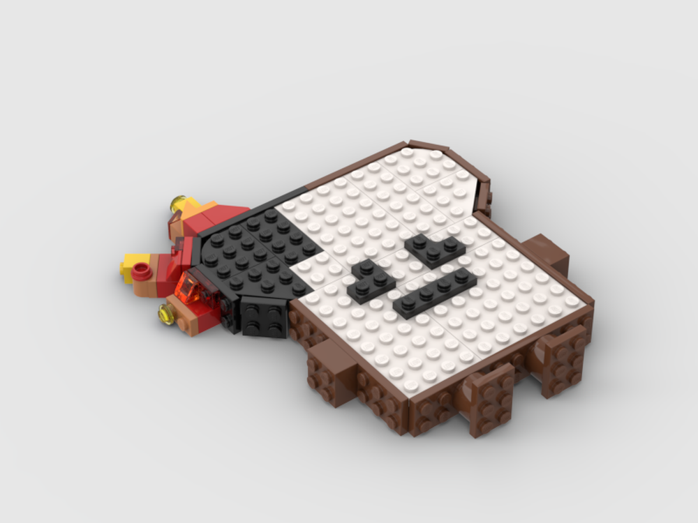 Lego Burning Toast