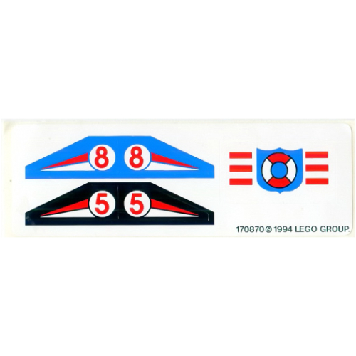 Lego Sticker Sheet for Set 6334-1