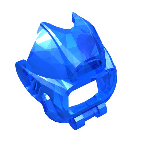 Lego Headwear Accessory Visor / Divers Mask (Underwater) / Trans-Dark Blue