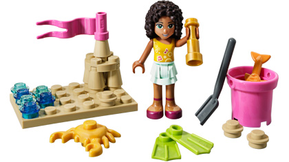 Lego Andrea on the Beach