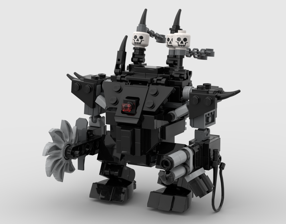 Lego Helldivers 2 Automaton Hulk Scorcher