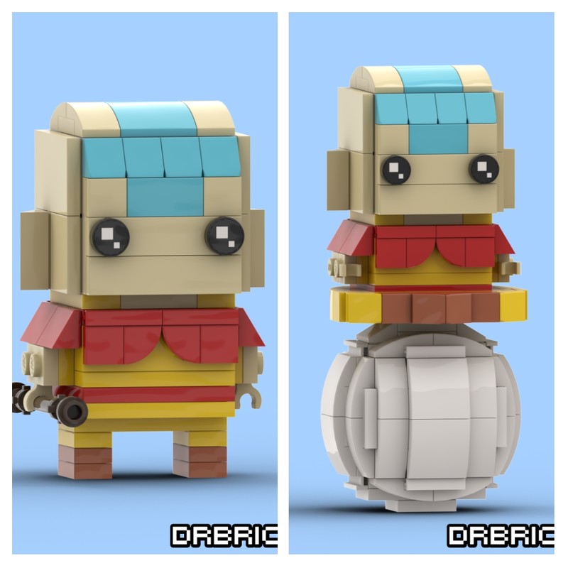 Lego Aang (Avatar: The Last Airbender) Brickheadz Bundle