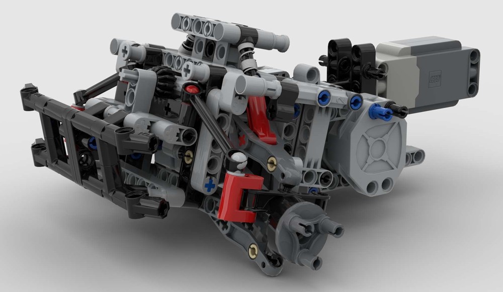 Lego Front Axle With Suspension And Drive