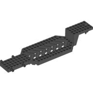 Lego Vehicle Base, Trailer 8 x 30 x 3 1/3 / Black