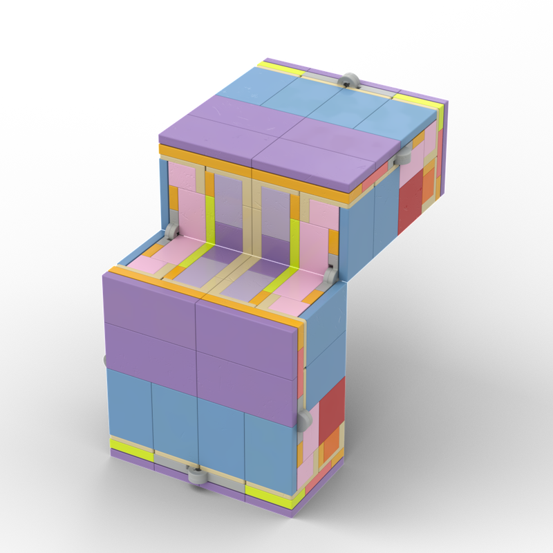 Lego Upscaled Infinity Cube