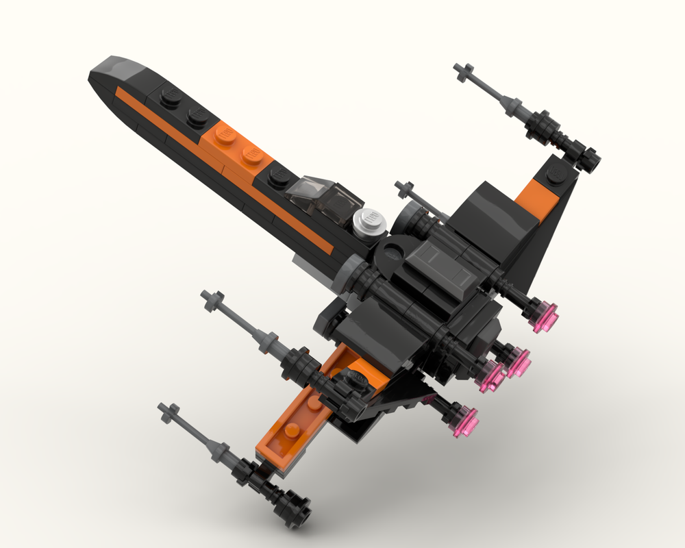 Lego Poe Dameron's X Wing Starfighter (Episode VII) MIDI Scale