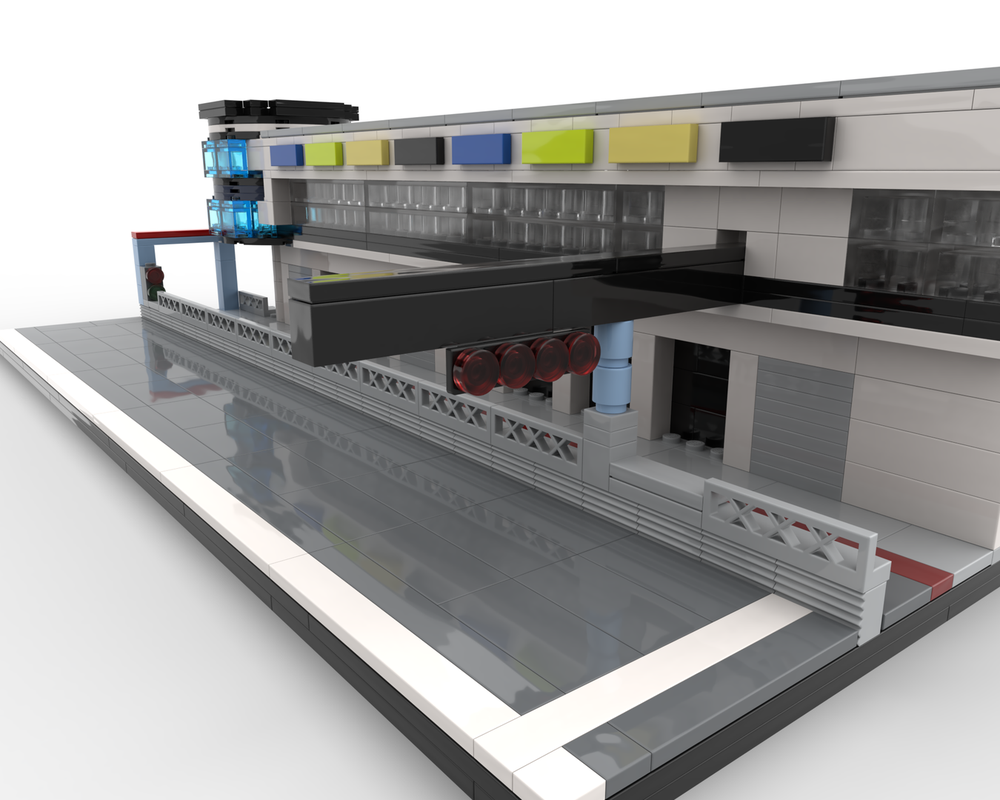 Lego Nürburgring GP Pit straight