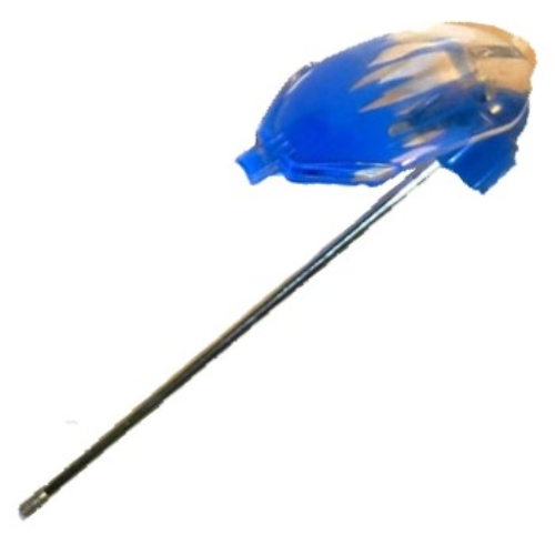 Lego Pen Shaft, with Bionicle Mask Pocket Clip / Red