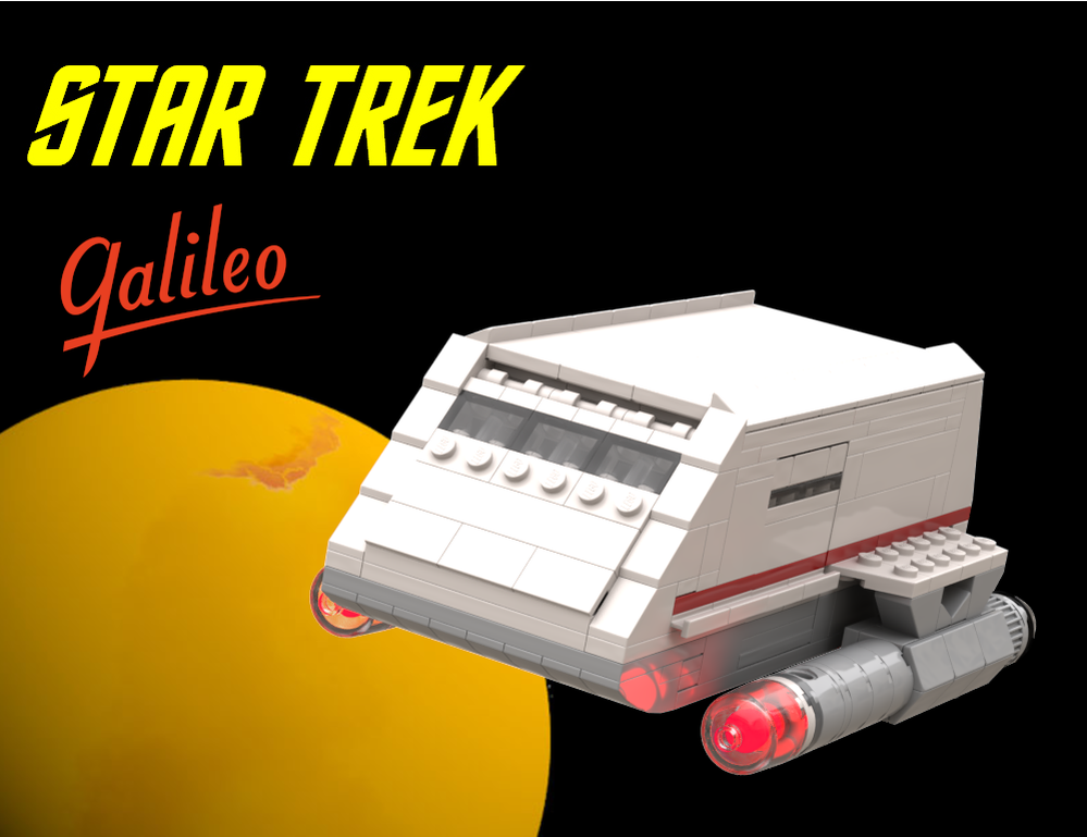 Lego Star trek TOS shuttlecraft/ galileo shuttle