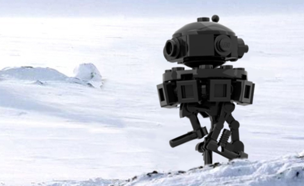 Lego Minifig Scale Imperial Viper Probe Droid
