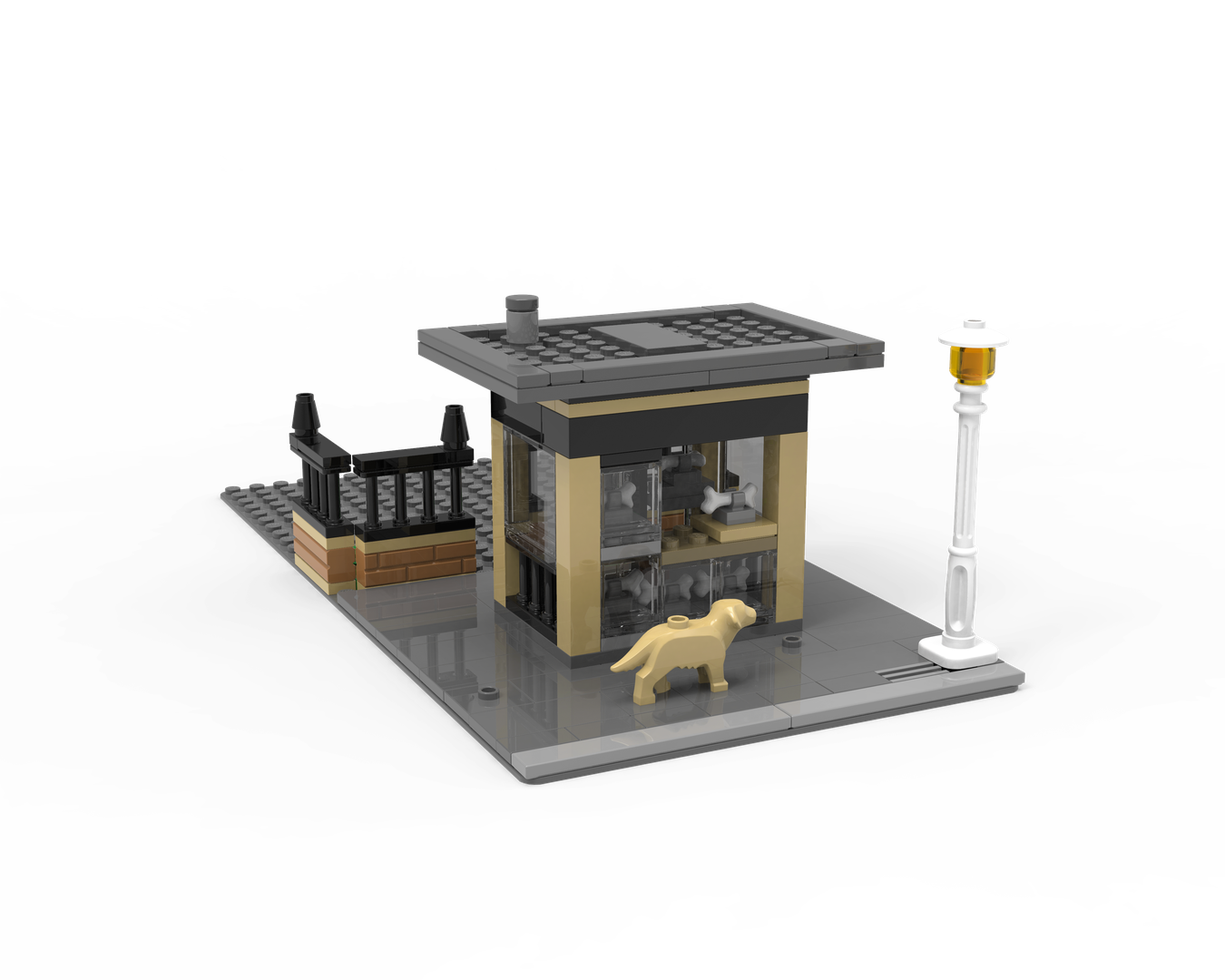 Lego Wig Stand Modular