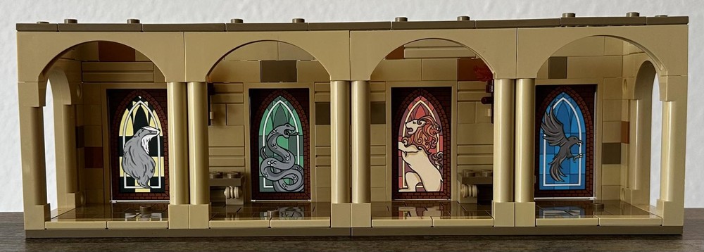 Lego Hogwarts House Banners Corridor