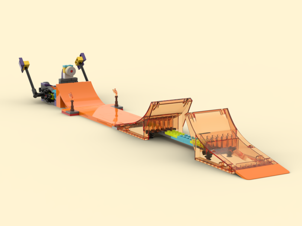 Lego stuntz super jump course