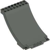 Lego Sports Arena Section / Skateboard Ramp / Dark Gray