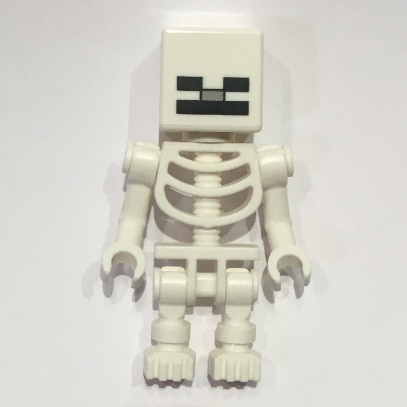 Lego Skeleton, Square Skull (60115 Torso)