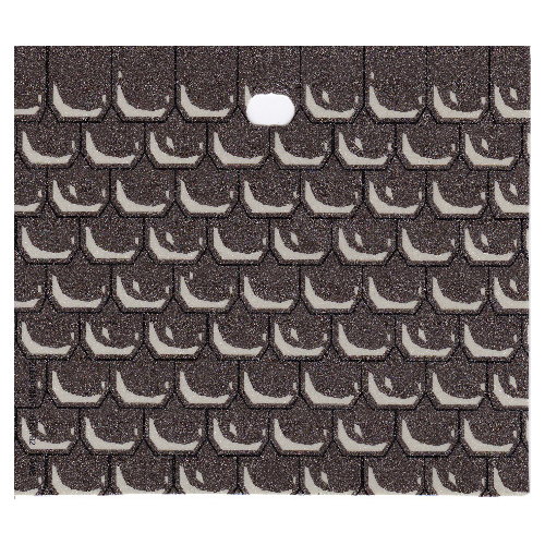 Lego Roof, Square, 9 x 10 with Shingle Print and Hole