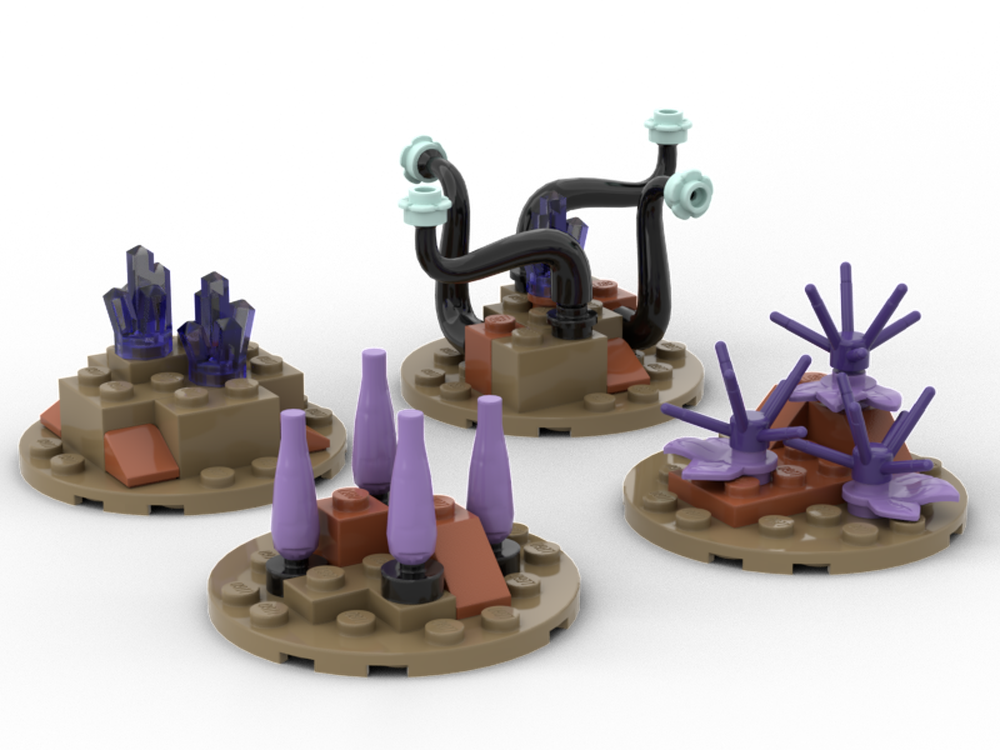 Lego Alien Planet Terrain and Plants 1 (City Space 2024)