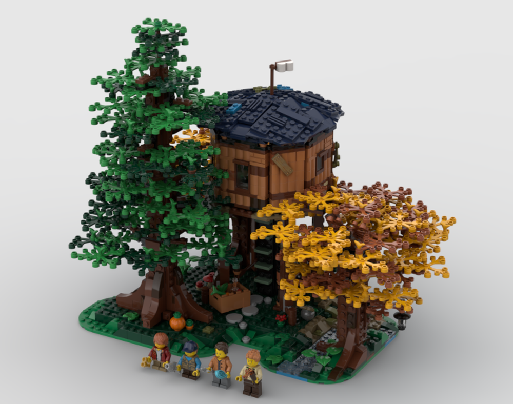 Lego 21318 Tree House Alternative Build / Secret Hiding Place