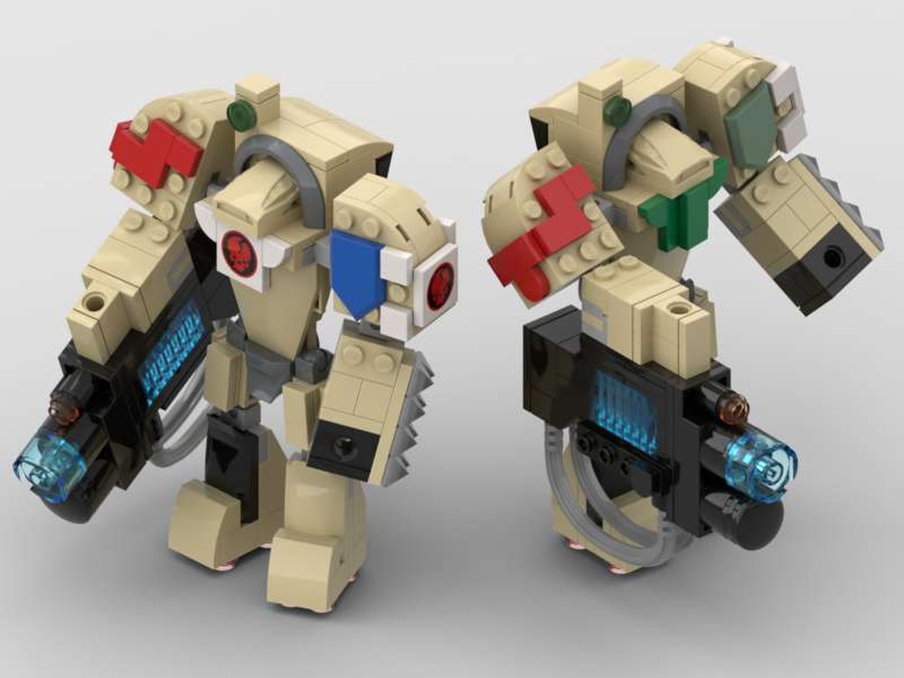 Lego Sentinel 1.7c (Warhammer 40k Dark Angel Terminator Style)
