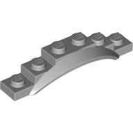 Lego Wheel Arch, Mudguard, 1 1/2 x 6 x 1 [Arch Extended] / Light Bluish Gray