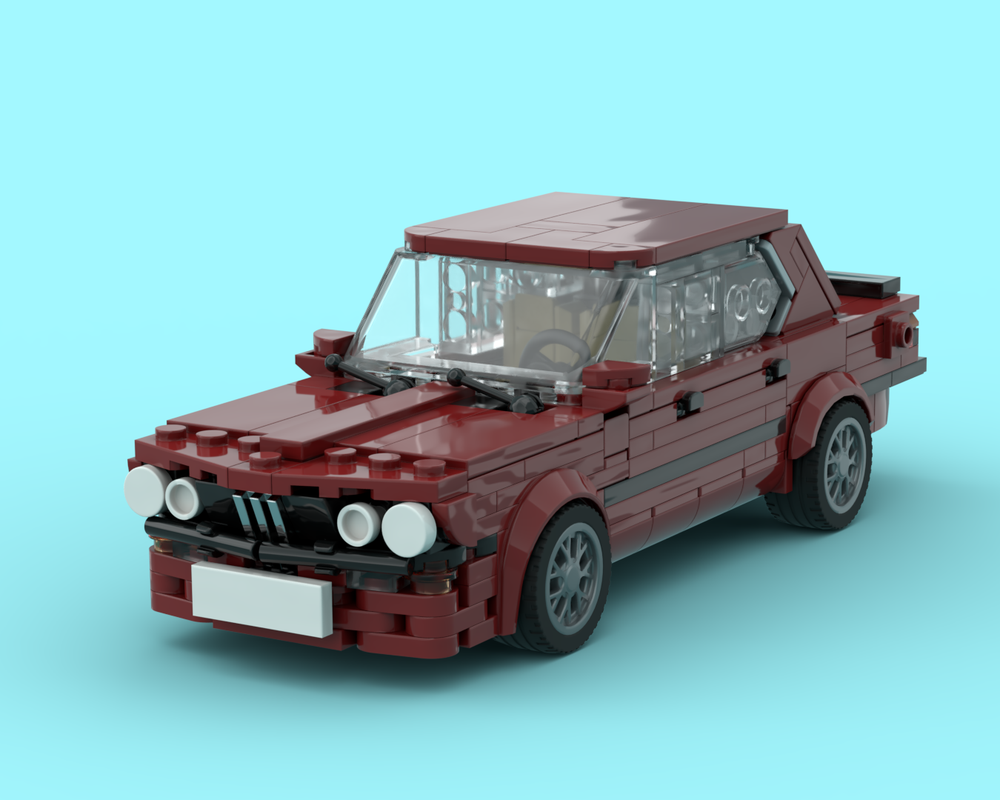 Lego E28 M5 Dark Red