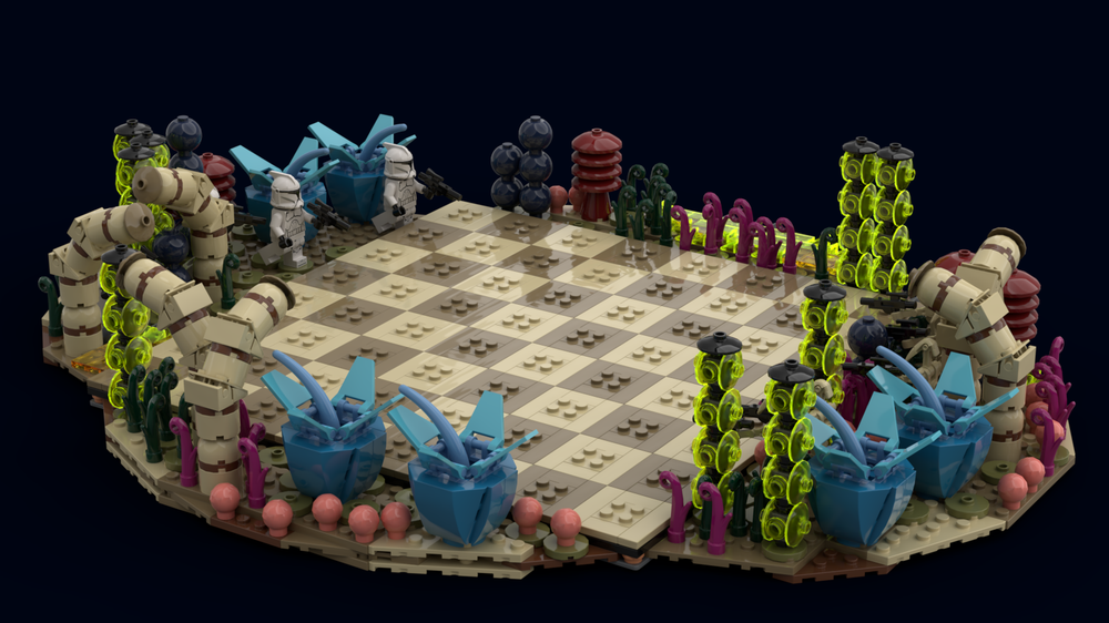 Lego Felucia chessboard (No pieces)