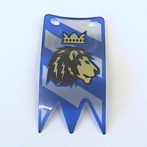 Lego Flag with Lion with Crown Print