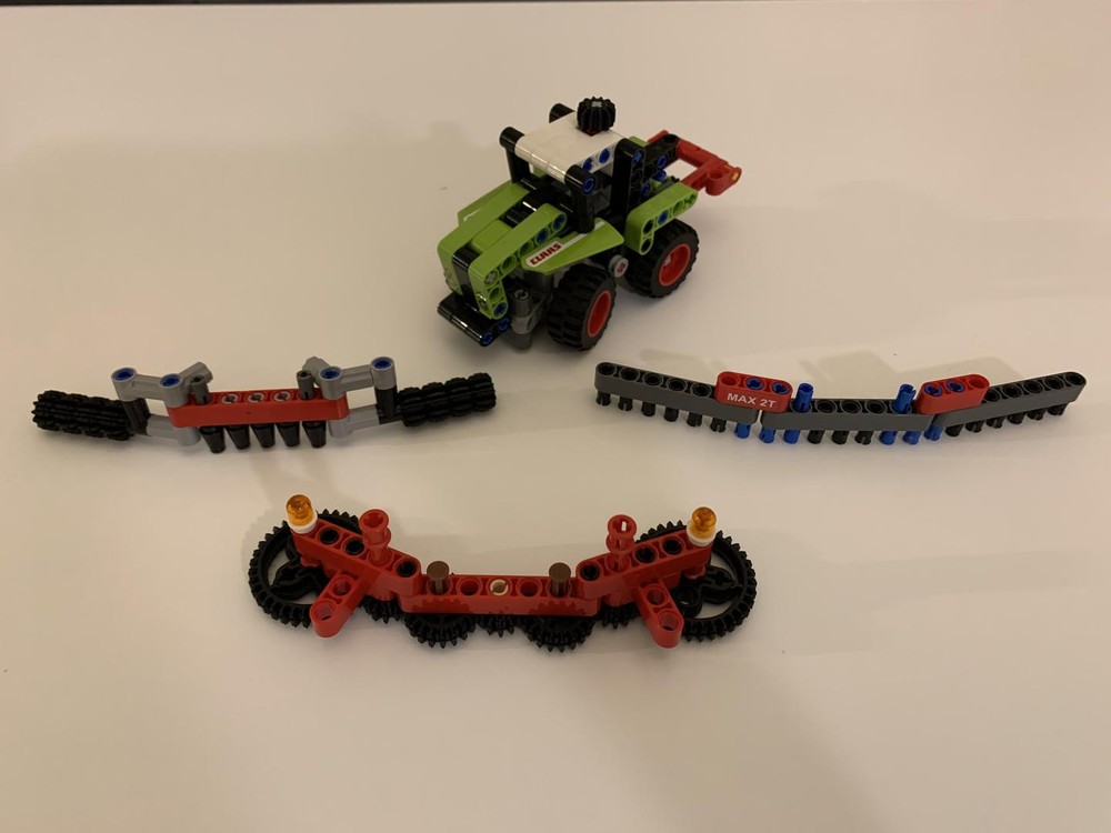 Lego Sower, Mower and Cultivator for Lego Mini Claas Xerion (42102)