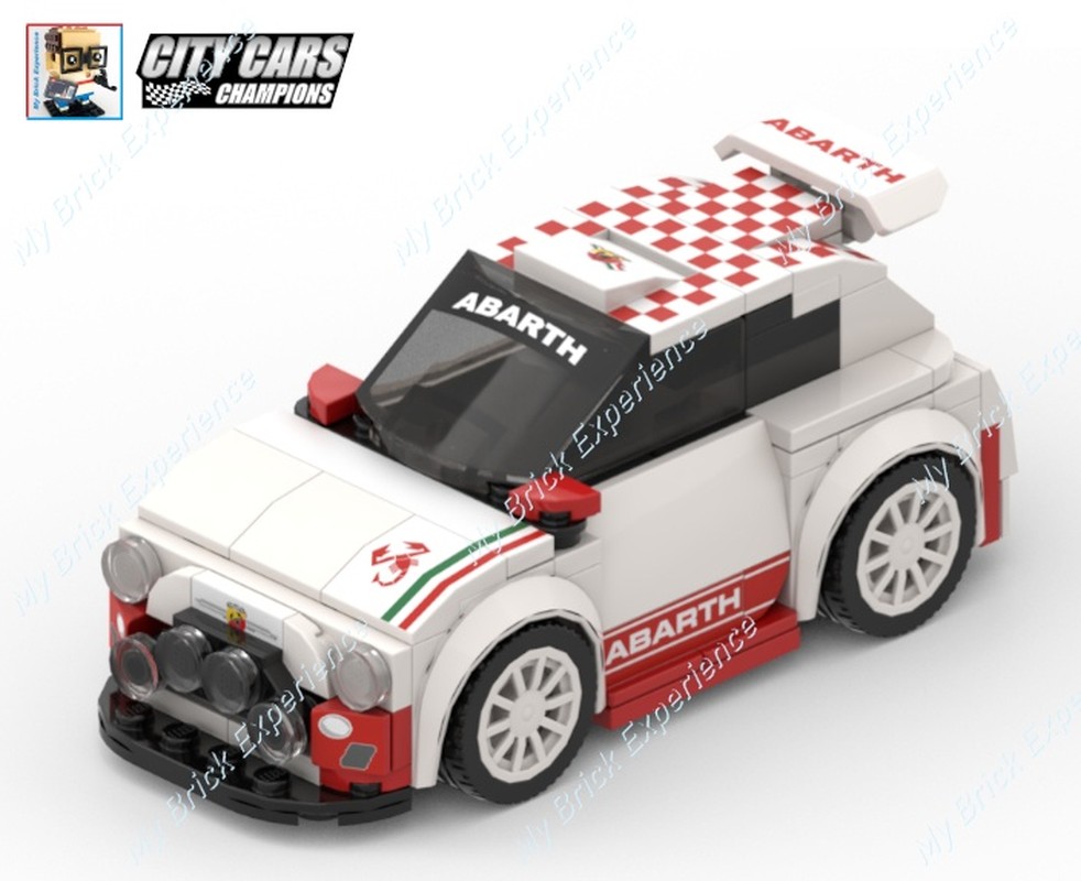 Lego Abarth 500 R3T Rally