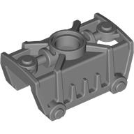 Lego Large Figure Limb Cover (Toa Metru) / Flat Silver